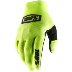 100% Celium 2 M Gloves In Fluo Yellow/Black