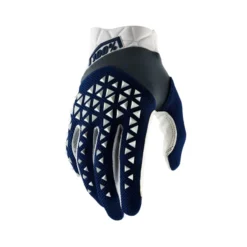 100% 100 Airmatic Glove Navy/ Steel/ White