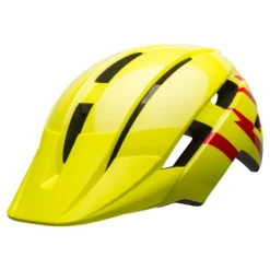 Bell Sidetrack Mips Youth Helmet 2020: Strike Gloss Hi-Vis/Red Unisize 50- 57cm