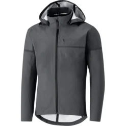 Shimano Mens Transit Hardshell Jacket In Grey