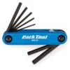 Park Tool AWS-10 Fold-Up Hex Wrench Set In Blue -Assoses Shop qkaws10c